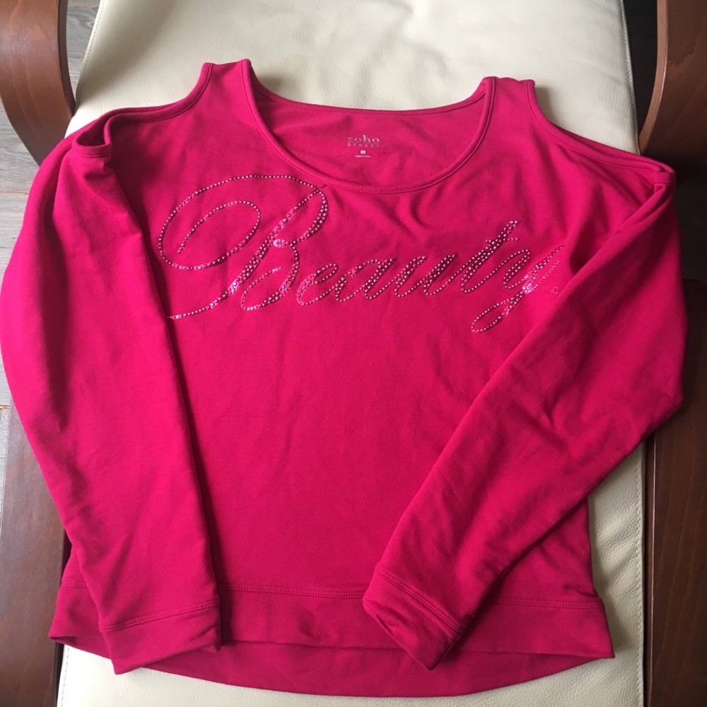 Cold Shoulder Sweatshirt